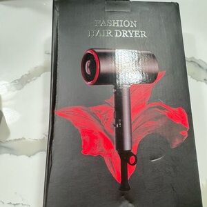 Fashion Hair Dryer in Grey and Red